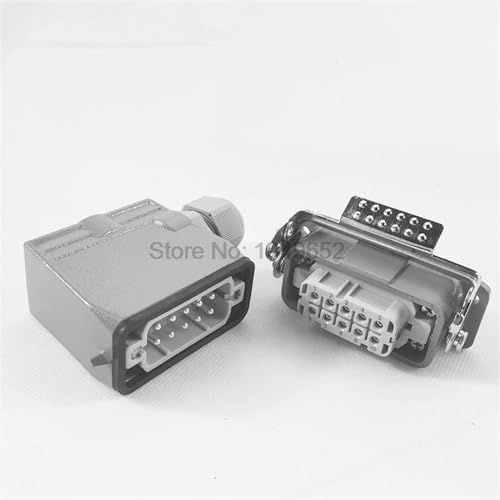 Conector Industrial Rectangular HDC-HA-010-1 10 Pines miniatura 4