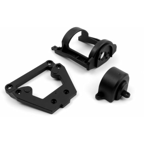 BlackZon 540130 Motor Mount/Front Steering Plate Set, Smyter
