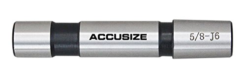 Accusize Industrial Tools 5/8'' to Jt6 Straight Shank Arbor, 6300-1609