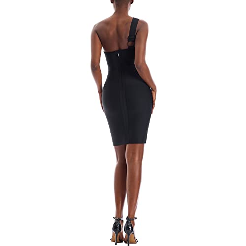 Image of Hybrid & Company Women's Elegant Bandage Dress | Stretch fabric, flattering bodycon fit, elegant silhouette, suitable for cocktail parties, events, and special occasions