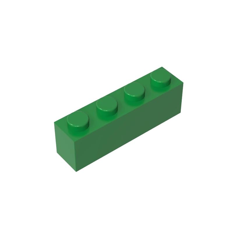 3010 Basic Bricks Brick 1x4 50 Pieces GDS-534 Compatible with Lego Building Blocks Color:Green