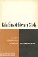 Relations of Literary Study B000H4EEA6 Book Cover