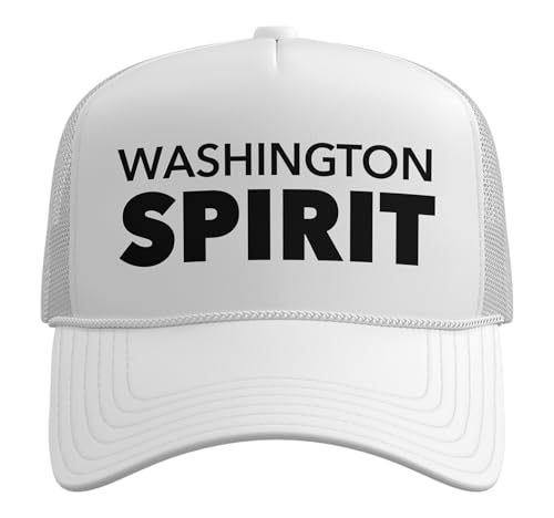 Gorra Trucker Washington Spirit FC blanca con malla ajustable miniatura 2