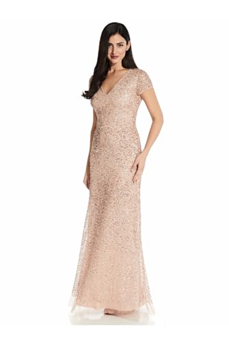 Image of Adrianna Papell Women's Long Beaded Dress