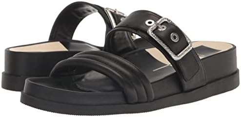 Dolce Vita Women's Shaila Sandal, Black Leather, 8 | Image 6