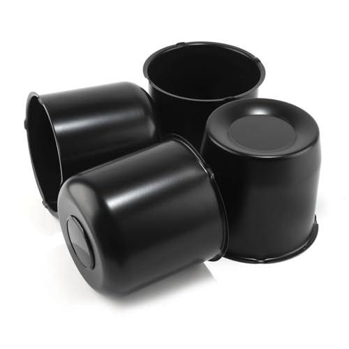 Cache-moyeux remorque acier inoxydable 130mm mat pour jantes 5,12 pouces