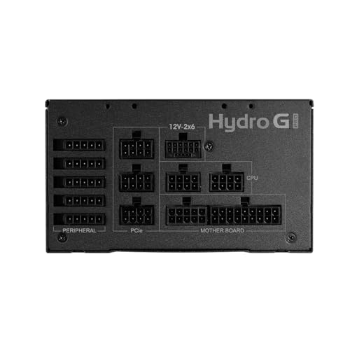Image of FSP Hydro G PRO 1000W Power Supply, 80 Plus Gold, ATX 3.1 /PCIe 5.1(12V-2X6), Full Modular, 10 Year Warranty (HG2-1000-G5T)
