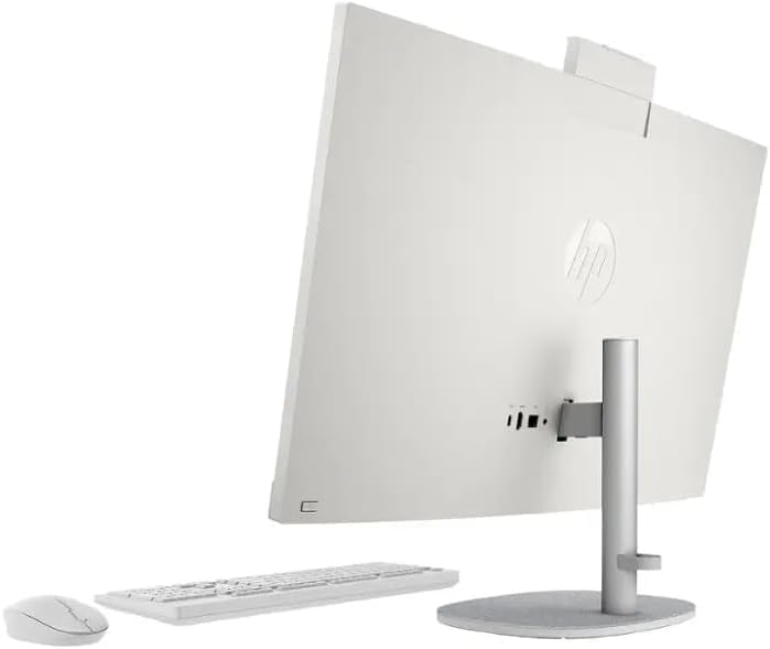 Image of HP 27 Inch Touchscreen All in One Desktop Computer, Intel Ultra 7-155U(Up to 4.8 GHz), 27 inch FHD IPS Touchscreen, 16 GB DDR5, 1 TB SSD, Adjustable Angle, Wi-Fi 6, Ethernet, Windows 11 Pro, W /Accessories