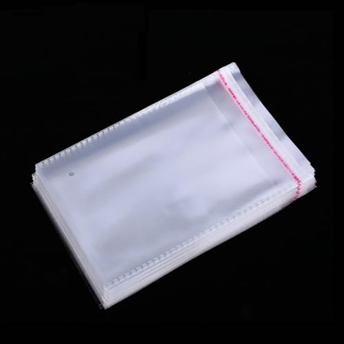 50 Piezas Bolsas Transparentes Adhesivas A3,Bolsa Celofán Autoadhesiva A3,Bolsa Celofán 32x45cm Adhesivas para Ropa Camisetas Pantalones Documentos