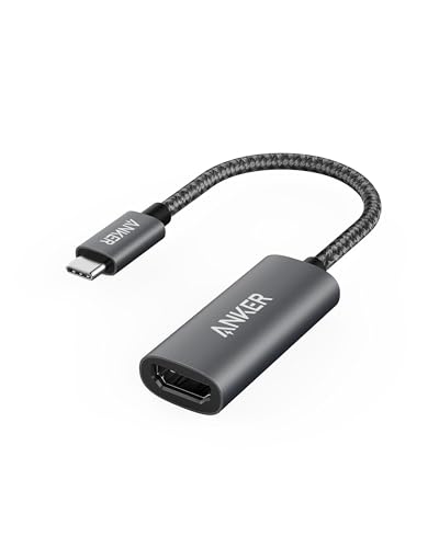 Anker USB C to HDMI Adapter (4K@60Hz) 310 USB-C Adapter (4K HDMI) for MacBook Pro MacBook Air iPad Pro Pixelbook XPS Galaxy and More(Compatible with Thunderbolt 3 Ports)