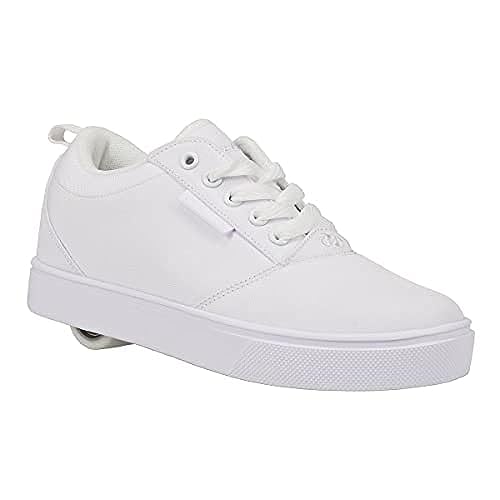 HEELYS Men's Wheeled Heeled Footwear Heel Shoe, White, 9