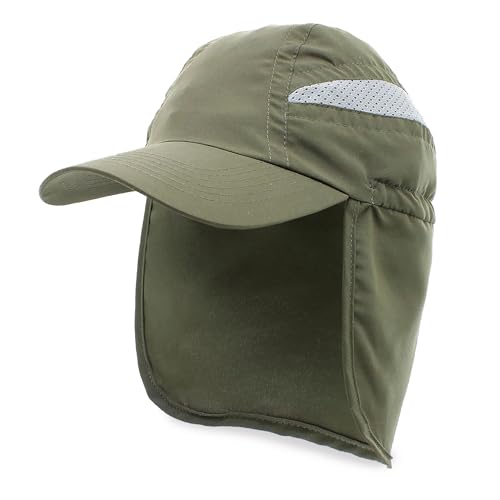 Bluecholon Gorra Con Protector Cuello-Nuca. Gorra Trekking Montaña Senderismo. Gorra Cierre Ajustable Microfibra. Gorra Hombre. Gorras Mujer. Verde Bluecholon Gorra Con Protector Cuello-Nuca. Gorra Trekking Montaña Senderismo. Gorra Cierre Ajustable Microfibra. Gorra Hombre. Gorras Mujer. Verde