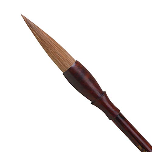 Vintage Handmade Professional Chinese Calligraphy Ink Writing Painting Langhao Brush for Learners 狼王斗笔 (L)-image-47