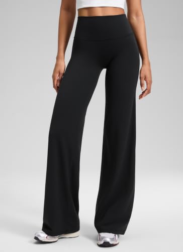 Image of CRZ YOGA Softretch Wide Leg Pants 28 inch /30 inch /32 inch | No Front Seam, Ultimate Comfort, Next to Skin, Yoga, Casual, High Waisted, for Women