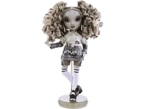 Rainbow High Shadow Series 1 Nicole Steel- Grayscale Fashion Doll. 2 Titanium Designer Outfits to Mix & Match with Accessories, Great Gift for Kids 6-12 Years Old and Collectors, Multicolor, 583585EUC…
