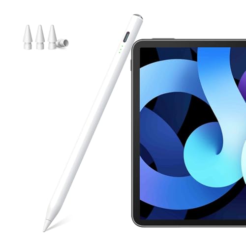 【Regalo perfetto】Regali di Natale perfetti per artisti, studenti, educatori, professionisti aziendali e utenti di iPad quotidiani. pacchetto include: 1 * penna per iPad, 1 * cavo di ricarica type-c, 4* punta di ricambio.