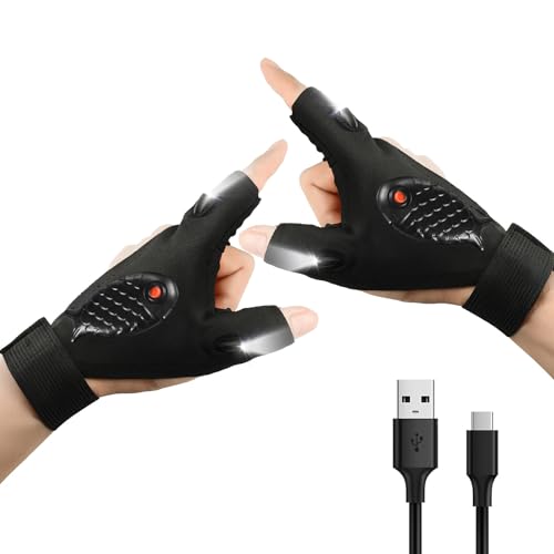 Regalos Originales para Hombres, Ideas de Gadgets para Papá, Guantes LED para Pesca y Outdoor, Regalos para Amigo Invisible, Útil Regalo para Navidad, Cumpleaños y Adviento, Luz Intensa y Duradero Regalos Originales para Hombres, Ideas de Gadgets para Papá, Guantes LED para Pesca y Outdoor, Regalos para Amigo Invisible, Útil Regalo para Navidad, Cumpleaños y Adviento, Luz Intensa y Duradero