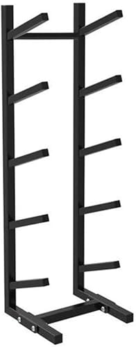 LIEOWYD 5-Layer Snowboard Display Rack,Home Gym Organize Holder, Free Standing for Skis/Skateboards/Scooter, Sample Board Display Rack, Metal Sports Mat Storage Rack