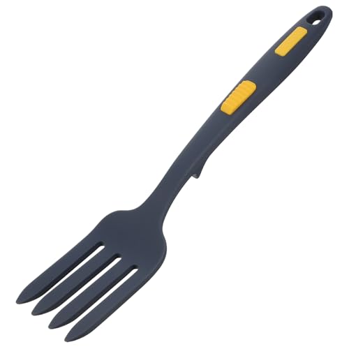 OFFSCH Silicone Cooking Fork Kitchen Pasta Fork for Spaghetti Salad Large Reusable