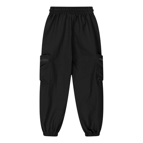 Kids Hiking Pants Girls Boys Waterproof Outdoor Cargo Pants Elastic Waist Active Jogger Sweatpants 2025 Kids Clothes3