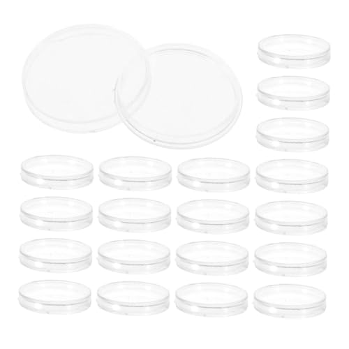 Almacenamiento seguro de monedas Angoily caja de plástico transparente con 200 piezas 2
