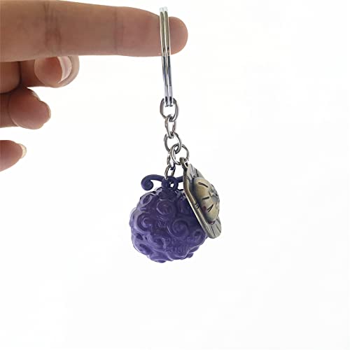 Twin Six One Piec Devil Fruit Keychain, Anime Cartoon Cosplay Zinc Alloy Key Chains, Gifts For Women, Men, Girls And Boys #TOP3