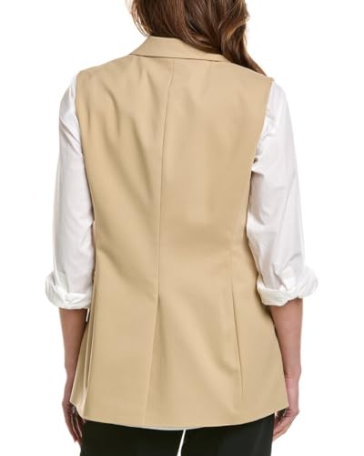 Anne Klein Women's Stretch Cotton Two Button Notch Collar V2