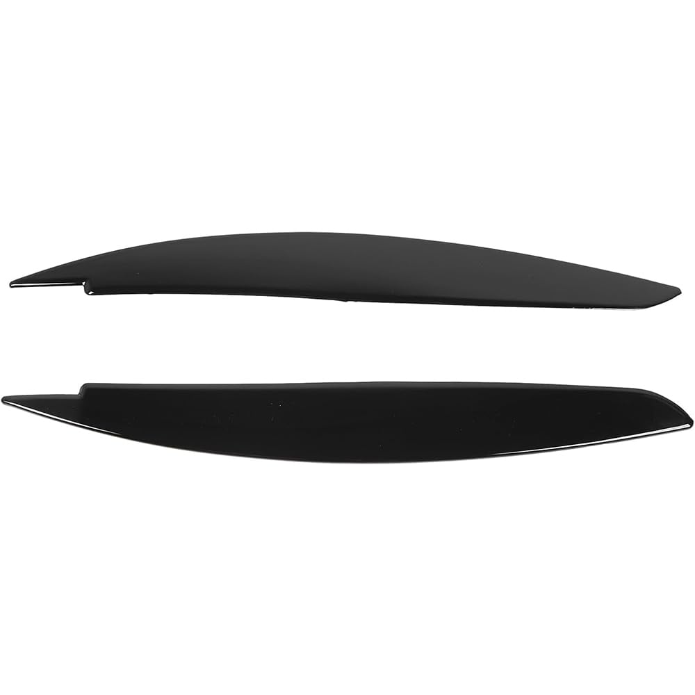 WENINETIES Auto Headlight Eyebrows for 1er E81 E82 E87 E88 2006–2013, Vehicle Headlamp Eyelids Aerodynamic Scratchproof External Modification Parts