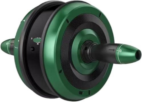 Rodillo Abdominal Automático con Retorno Suave - Rueda de Abdominales Resistencia Ajustable y Soporte 300 kg para Fitness en Casa Oficina