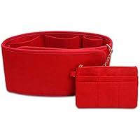 Felt Purse Organizer Insert with Card Case Wallet