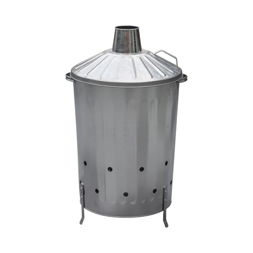 CrazyGadget Galvanised Metal Incinerator