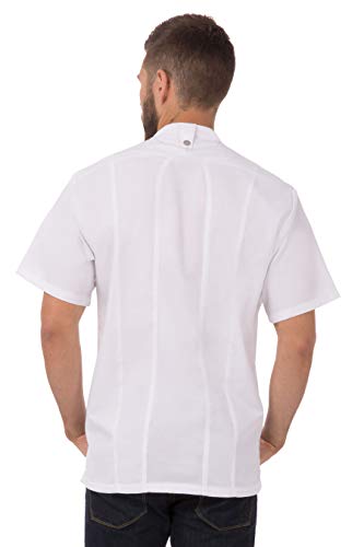 Chef Works Men's Bristol Signature Series Chef Coat, White, Medium #TOP2