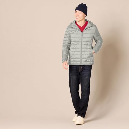 Image of Amazon Essentials Men's Lightweight Water-Resistant Packable Hooded Puffer Jacket