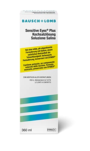 Bausch & Lomb Sensitive Eyes Saline Solution 355ml - Solution Saline