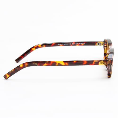 Image of Ted Smith | Unisex Rectangle Sunglasses | 100% Uv Protected