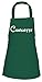 Coole-Fun-T-Shirts Kinder Schürze mit Namen T-Shirt dunkelgrün-Weiss