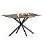 Wood Grain Extendable Rectangle Dining Table