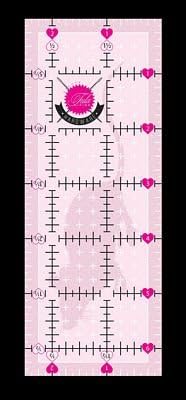Generic Tula Pink 2.5in x 6.5in Non Slip Mouse Ruler TP2X6