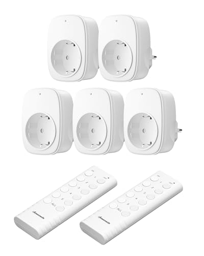 DEWENWILS Prese senza fili con telecomando, 16 A 3680 W, set di...