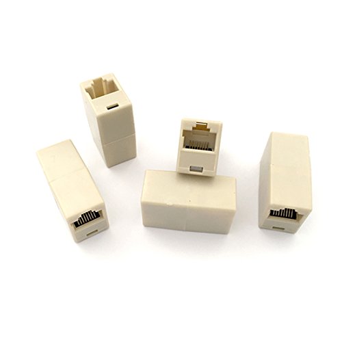 Acoplador RJ45 Cat6 Línea Dual Blanco Set 20 Pzas miniatura 2
