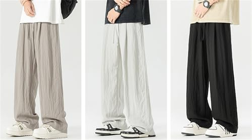 Pacificozy Men's Linen Pants, Summer Beach Lightweight Drawstring Yoga, Trousers with Pockets4