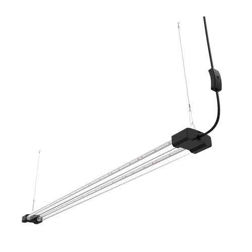 DYMOND Boostgro LED Seed Starter Grow Light 4FT Full Spectrum Linkable 5000k Daylight + 660nm Red + 450nm Blue Indoor Plant Lighting Fixture