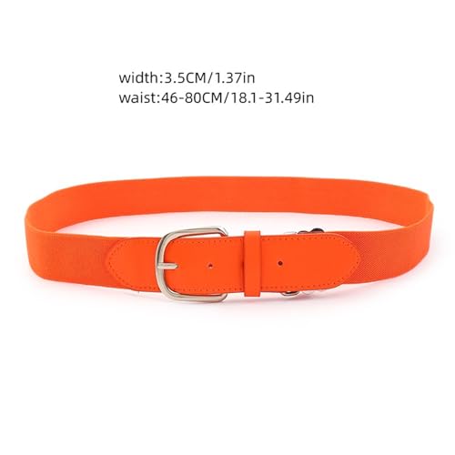 Children's Belt Adjustable Stretch Belt Unisex Elastic Belt Baseball Belt Softball Belt With Buckle For Daily Wear4