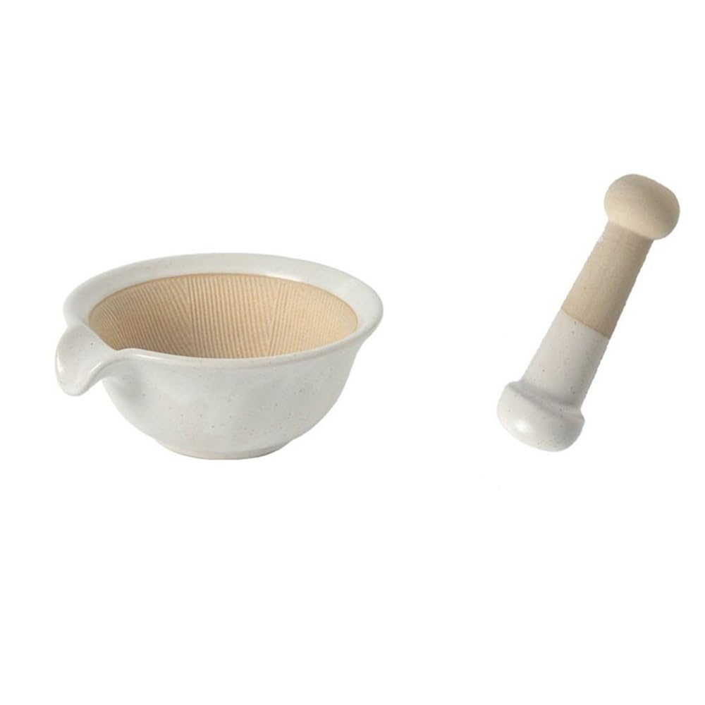 Moździerz i tłuczek Pounders Ceramiczna miska do mielenia gospodarstwa domowego Kuchnia Narzędzia do ubijania czosnku Zestaw moździerza i tłuczka Ceramiczna prasa do czosnku w wysokiej temperaturze pe