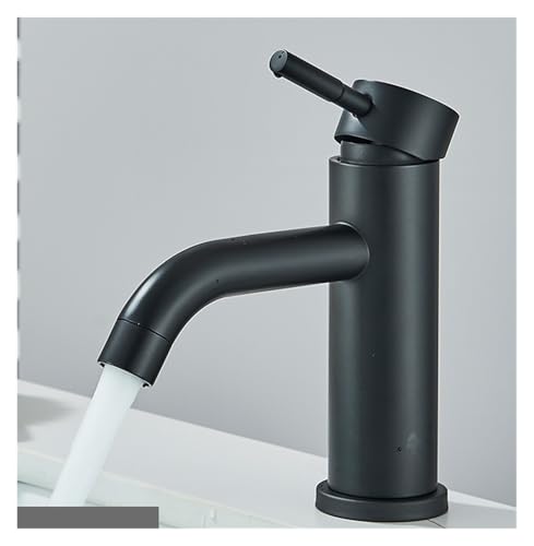 Grifo de lavabo monomando para un baño moderno con agua fría y caliente