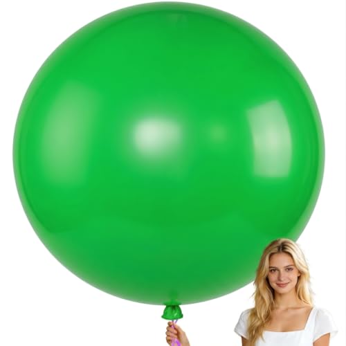 KALOR Green Giant 36 Inch 9pcs Large Latex Balloons