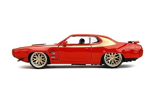 1972 Plymouth GTX, Rojo - Modelo a Escala 1:24 miniatura 4