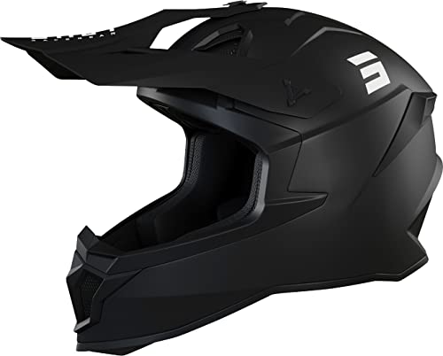 Shot Lite Solid 2.0 Casco motocross (Black Matt,XXL (63/64))