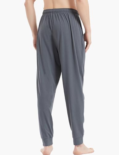 GYS Men's Pajama Pants Joggers - Viscose Made from Bamboo, Knit Pj Bottoms Lightweight Lounge Sleep Pants2