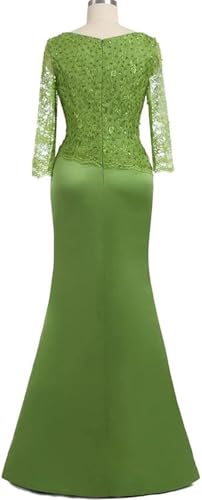 Yuxin Elegant Lace Mother of The Bride Dresses Long Sleeves Beading Formal Evening Party Gowns Plus Size3